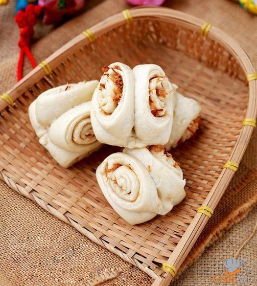 Làm bánh bao ruốc nhanh gọn cho bữa ăn sáng đủ dinh dưỡng