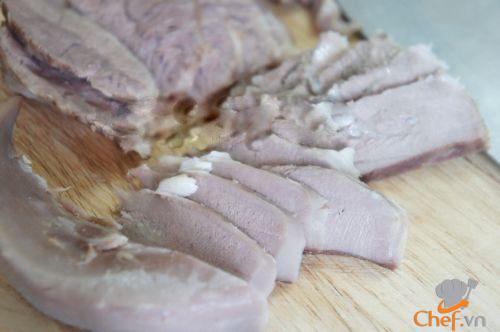 Bún lưỡi heo