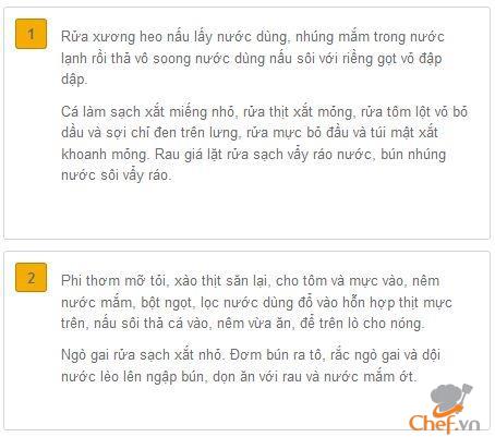 Bún mắm dân dã