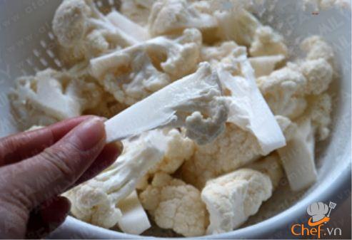 Súp lơ muối chua - giòn ngon lạ miệng