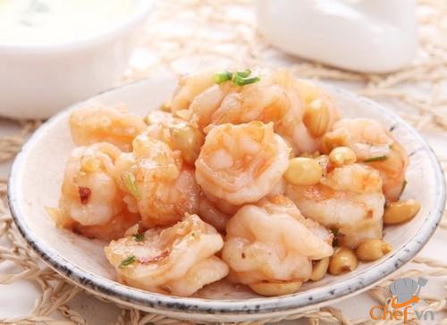Tôm rim lạc lạ miệng ngon cơm